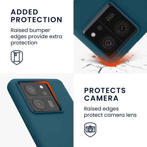 Etui Kwmobile do Xiaomi 13T/13T Pro, zielone, silikonowe, KWM000020IT002C