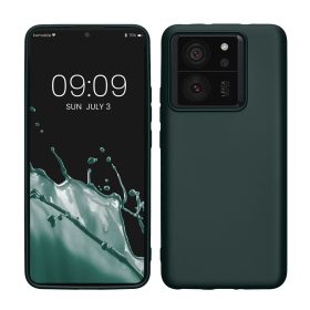   Etui Kwmobile do Xiaomi 13T/13T Pro, Ciemnozielone, Silikon, KWM000020IW003C
