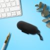 Etui na słuchawki Kwmobile do SoundPEATS Air 4, czarne, silikonowe, KWM0000252I001C