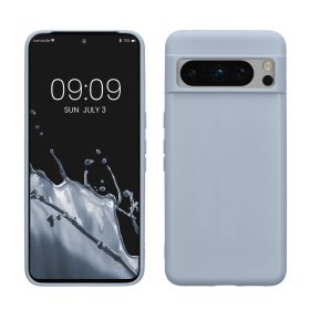   Etui Kwmobile do Google Pixel 8 Pro, jasnoniebieskie, silikonowe, KWM0000208I012C