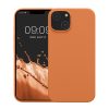 Etui Kwmobile do Apple iPhone 14, pomarańczowe, silikonowe, KWM000016NI031C
