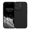 Etui Kwmobile do Apple iPhone 15 Pro, czarne, silikonowe, KWM000022OM003C