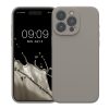 Etui Kwmobile do Apple iPhone 15 Pro Max, szare, silikonowe, KWM000022ON002C