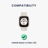 Pasek Kwmobile do zegarka Honor 4, ciemnozielony, silikon, KWM0000253E002C