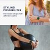 Zestaw 4 adapterów paska Kwmobile 20 mm do zegarka Xiaomi Redmi 3 Active / Redmi Watch 3 Lite, srebrny/czarny, stal, KWM0000253F001C