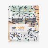 Zestaw 4 adapterów paska Kwmobile 20 mm do zegarka Xiaomi Redmi 3 Active / Redmi Watch 3 Lite, srebrny/czarny, stal, KWM0000253F001C