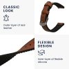 Pasek Kwmobile do zegarka Samsung Galaxy 5/Galaxy Watch 5 Pro/Galaxy Watch 4, brązowy/czarny, skóra naturalna, KWM0000253I001C