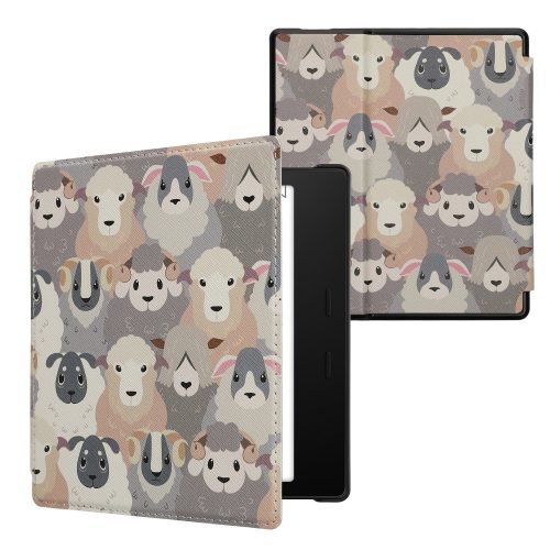Etui Kwmobile do Amazon Kindle Oasis 10, wielokolorowe, skóra ekologiczna, KWM000010AE056C