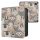 Etui Kwmobile do Kobo Libra 2, wielokolorowe, skóra ekologiczna, KWM0000198X015C