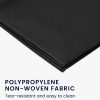 Kwmobile Pokrowiec ochronny na kosze 5,5 l XXL, czarno-biały, plastikowy, KWM000023RK002C