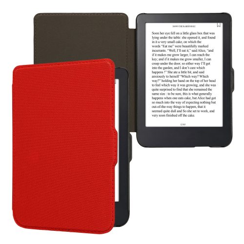 Etui Kwmobile do Kobo Clara 2E, czerwone, nylonowe, KWM000023RP002C
