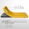 Etui Kwmobile do Apple iPhone XR, żółte, silikonowe, KWM0000134H012C