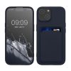 Etui Kwmobile do Apple iPhone 15, Granatowy, Silikon, KWM000020EM003C