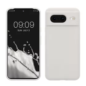   Etui Kwmobile do Google Pixel 8, białe, silikonowe, KWM000020JF002C