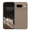 Etui Kwmobile do Google Pixel 8, beżowe, silikonowe, KWM0000208F023C