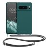 Etui Kwmobile do Google Pixel 8 Pro, Ciemnozielone, Silikon, KWM0000208U005C