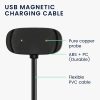 Kabel ładujący USB Kwmobile do Amazfit Bip 3/Bip 3 Pro/GTS 4 Mini, czarny, plastikowy, KWM0000253K001C