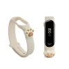 Pasek Kwmobile do Xiaomi Mi Band 4/Mi Band 3, biały, silikon, KWM0000253P001C