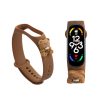 Pasek Kwmobile do Xiaomi Mi Band 7/Mi Band 6/Mi Band 5, Brązowy, Silikon, KWM0000253Q002C