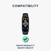 Pasek Kwmobile do Xiaomi Mi Band 7/Mi Band 6/Mi Band 5, Brązowy, Silikon, KWM0000253Q002C