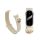 Pasek Kwmobile do Xiaomi Mi Band 8, biały, silikon, KWM0000253R001C
