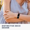 Pasek Kwmobile do Xiaomi Mi Band 8, czarny, silikon, KWM0000253R003C