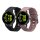 Zestaw 2 pasków Kwmobile do Garmin vivoactive 5/Active 5, czarny/fioletowy, silikon, KWM0000254E002C
