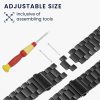 Opaska Kwmobile do Fitbit Charge 6/Charge 5, srebrna, stalowa, KWM0000254K001C