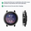 Zestaw 2 osłon Kwmobile ze szkłem ochronnym do Garmin vivoactive 5/Active 5, przezroczysty/czarny, plastikowy, KWM0000254N002C
