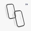 Zestaw 2 kompletnych osłon Kwmobile do Xiaomi Smart Band 8 Active/Redmi Band 2, przezroczysty, plastikowy, KWM0000254Q001C