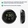 Zestaw 2 etui Kwmobile ze szkłem ochronnym do zegarka Google Pixel 2/zegarka Pixel, przezroczysty, plastikowy, KWM0000254R001C