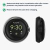Zestaw 2 etui Kwmobile ze szkłem ochronnym do zegarka Google Pixel 2/Pixel, przezroczysty/czarny, plastikowy, KWM0000254R002C