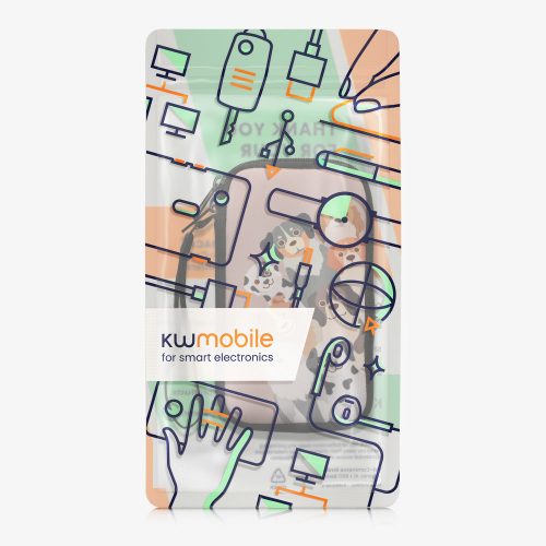 Uniwersalne etui na telefon Kwmobile, rozmiar L - 6,5 cala, wielokolorowe, neopren, KWM000007UJ169C