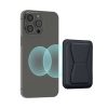 Kieszonkowa karta magnetyczna Kwmobile do telefonów, Granatowy, Skóra ekologiczna, KWM000022OV004C