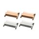 Zestaw 4 adapterów do paska Kwmobile 20 mm do zegarka Samsung Galaxy 5/Galaxy Watch 5 Pro/Galaxy Watch 4, srebrny/złoty, stal, KWM0000255D002C