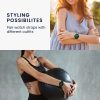 Zestaw 4 adapterów paska Kwmobile 20 mm do zegarka Xiaomi Redmi 3 Active / Redmi Watch 3 Lite, srebrny/złoty, stal, KWM0000255E002C
