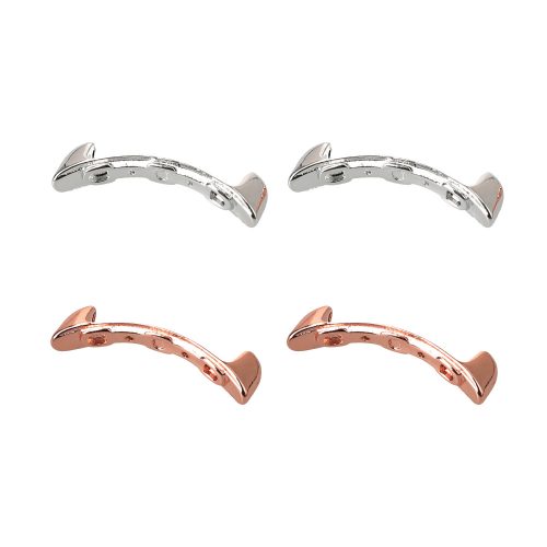 Zestaw 4 adapterów do paska Kwmobile 20 mm do zegarka Google Pixel 2, srebrny/złoty, stal, KWM0000255L002C