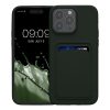 Etui Kwmobile do Apple iPhone 15 Pro Max, Ciemnozielone, Silikon, KWM000020EP004C