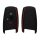 Kwmobile Osłona kluczyka do BMW, 3 przyciski, czarno-czerwona, silikon, KWM0000085G004C