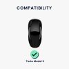 Obudowa kluczyka do samochodu Kwmobile do modelu Tesla X, szara, silikonowa, KWM0000093Z002C
