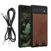 Etui Kwmobile do Google Pixel 6a, Brązowe, Drewniane, KWM000020JY001C
