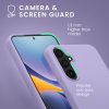 Etui Kwmobile do Samsunga Galaxy A55, fioletowe, silikonowe, KWM000021ME005C