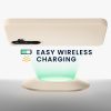 Etui Kwmobile do Samsunga Galaxy A55, kremowe, silikonowe, KWM000021ME006C