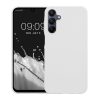 Etui Kwmobile do Samsung Galaxy A15 5G, białe, silikonowe, KWM000021MH002C