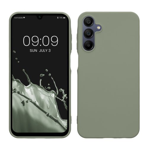 Etui Kwmobile do Samsung Galaxy A15 5G, jasnozielone, silikonowe, KWM000021MH009C