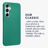 Etui Kwmobile do Samsunga Galaxy A55, Zielone, Silikonowe, KWM000021MI004C