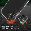 Etui Kwmobile do Samsunga Galaxy A15 5G, przezroczyste/czarne, silikonowe, KWM000021MP001C
