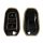 Kwmobile Osłona kluczyka do samochodu Opel 3 przyciski - Keyless Go, czarno-złota, silikon, KWM0000256D001C