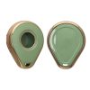 Kwmobile Key Cover do Harley Davidson, zielony/złoty, silikon, KWM0000256E003C