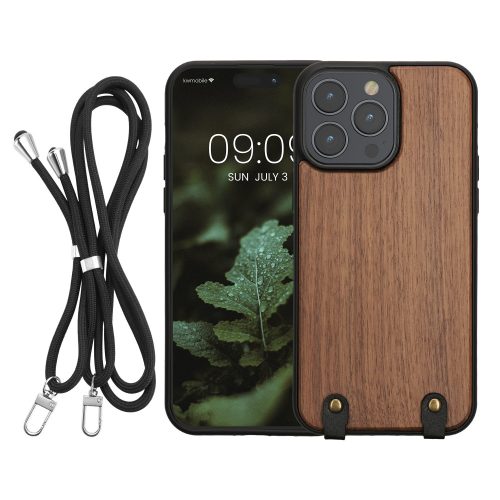 Etui Kwmobile do Apple iPhone 14 Pro Max, Brązowy, Drewniany, KWM000022PF001C